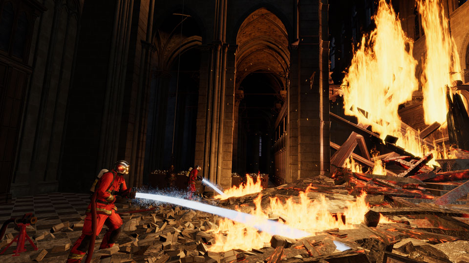 Captura VR de Save Notre-Dame on Fire