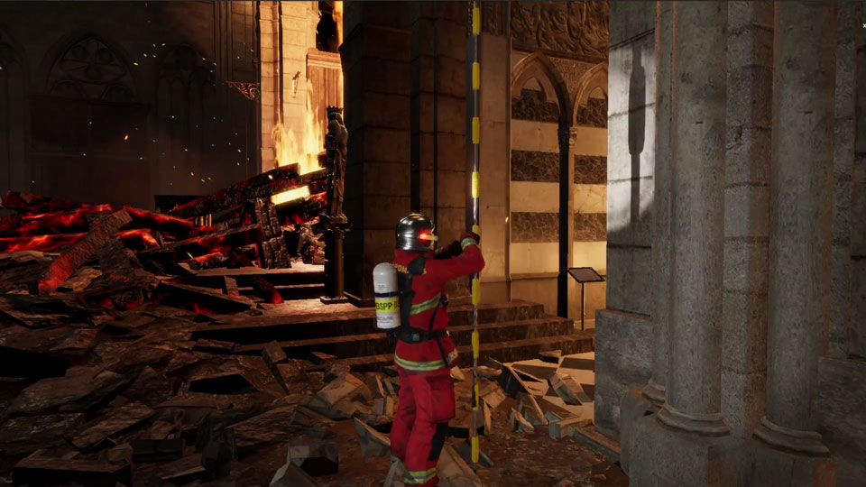 Captura VR de Save Notre-Dame on Fire
