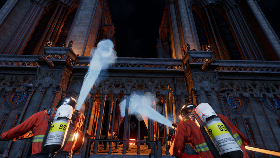 Captura VR de Save Notre-Dame on Fire